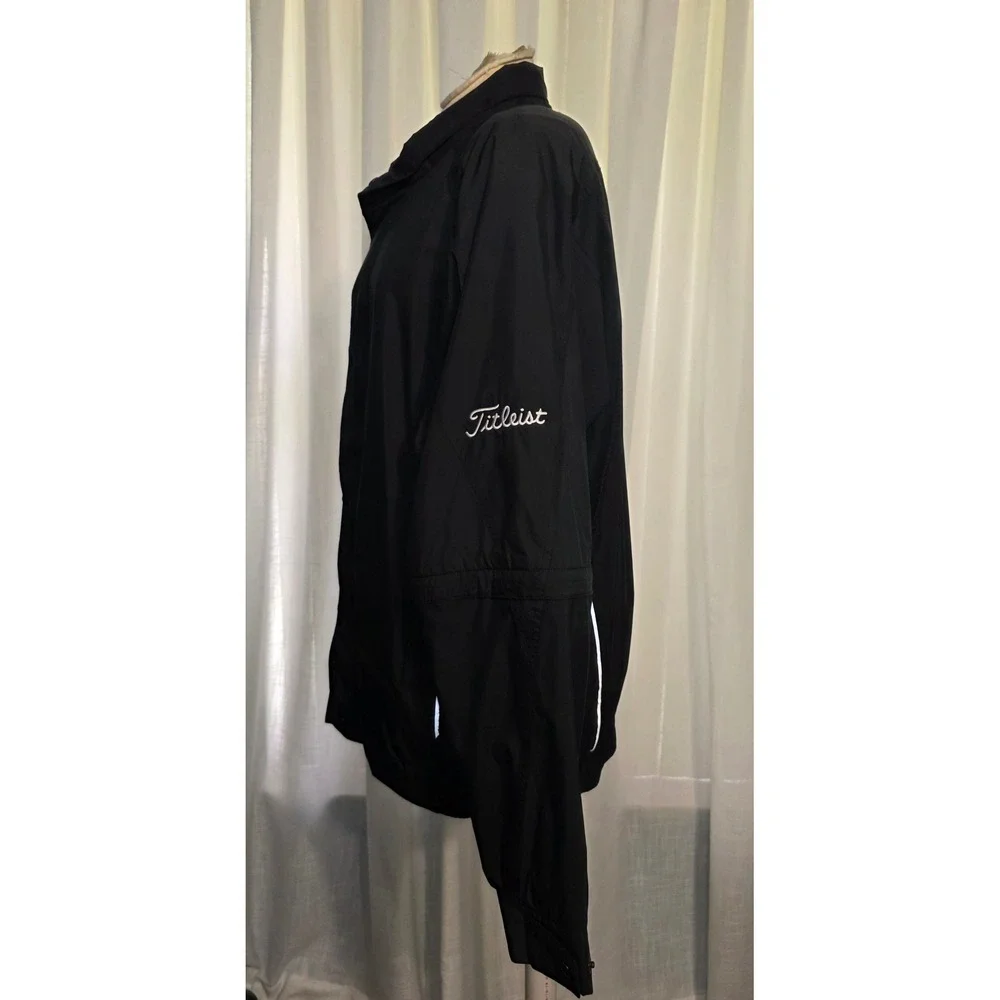 FootJoy Titleist Mens Golf Rain Jacket Convertible Sleeves Dryjoy Windbreaker M